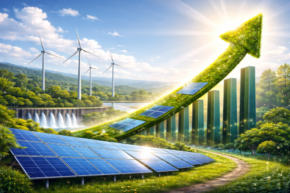 Unione europea: il 54% dell'elettricità proviene da fonti rinnovabili